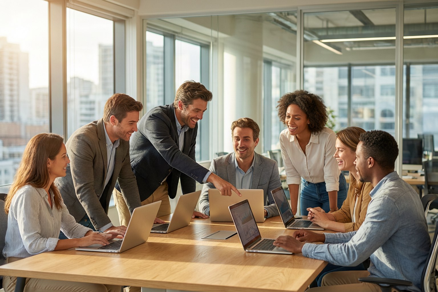 The Yuanxia Technology team collaborating